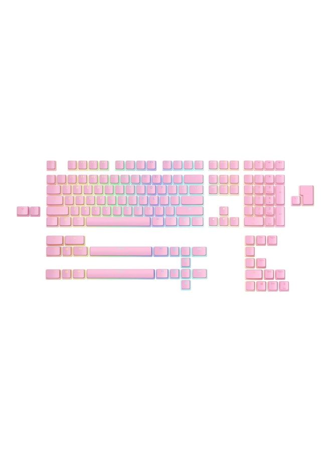 Glorious - Glorious Aura V2 (Pink) - PBT Pudding Keycaps for Mechanical Keyboards - ANSI (US), ISO Compatible - Supports Full Size, TKL, 75%, 60% Layouts - Image 1