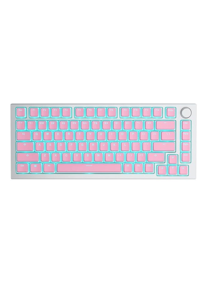 Glorious - Glorious Aura V2 (Pink) - PBT Pudding Keycaps for Mechanical Keyboards - ANSI (US), ISO Compatible - Supports Full Size, TKL, 75%, 60% Layouts - Image 1