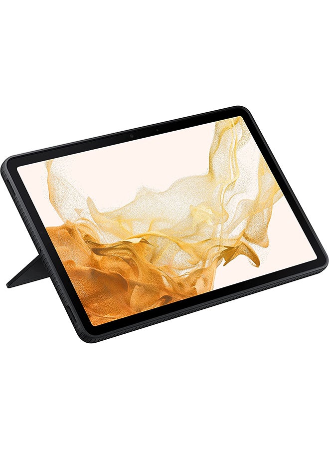 Samsung Galaxy Tab S8 Protective Standing Cover Black - Image 3