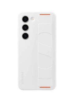 Samsung Galaxy S23 Plus Silicone Grip Case white  - Image 3