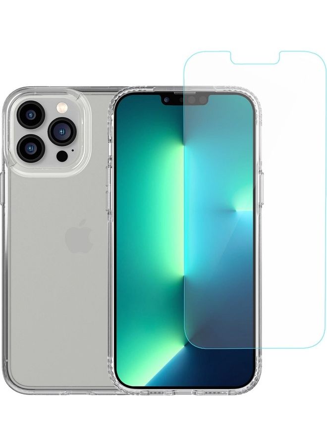 tech21 Evo Case Cover And Impact Glass Screen Protector For iPhone 13 Pro Max Clear  - Image 1