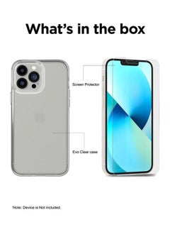 tech21 Evo Case Cover And Impact Glass Screen Protector For iPhone 13 Pro Max Clear  - Image 3