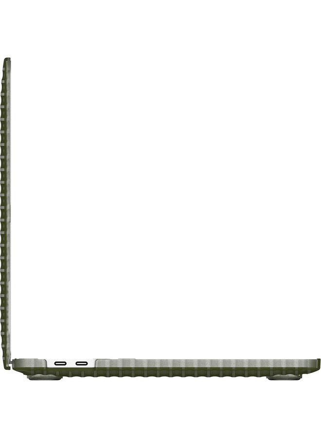 Evo Wave For Macbook Pro 13 Inch Case Cover M2 2022 Green