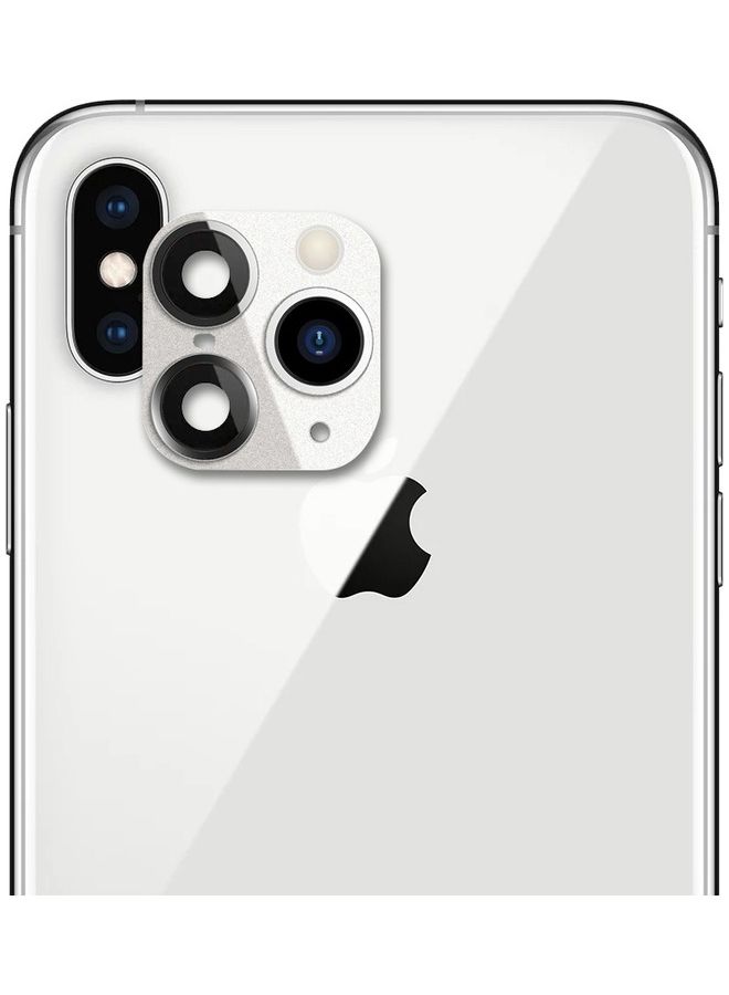 Duplicate Protective Lens Change iPhone X XS to 11 Pro 11 Pro Max White