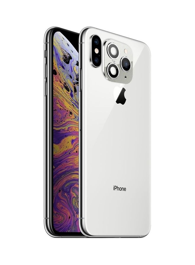 Duplicate Protective Lens Change iPhone X XS to 11 Pro 11 Pro Max White