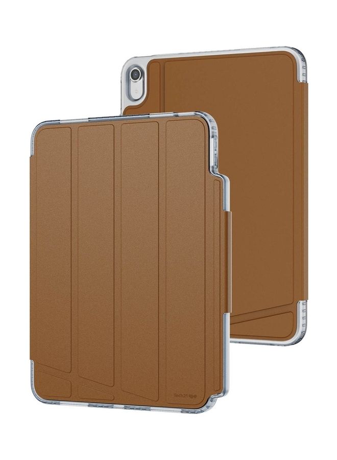 tech21 Evo Folio iPad 10Th Generation Case Cover 10.9 Inch 2022 With Apple Pencil Holder Tan  - Image 1