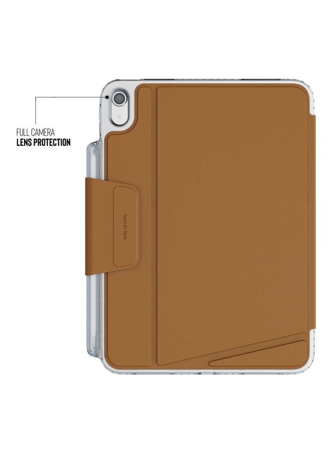 tech21 Evo Folio iPad 10Th Generation Case Cover 10.9 Inch 2022 With Apple Pencil Holder Tan  - Image 2