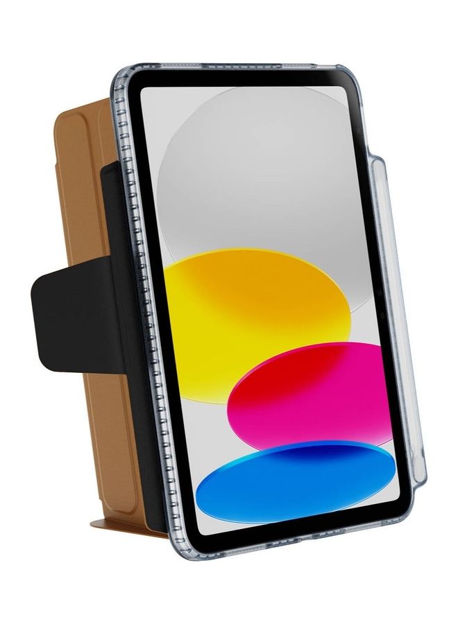 Evo Folio iPad 10Th Generation Case Cover 10.9 Inch 2022 With Apple Pencil Holder Tan