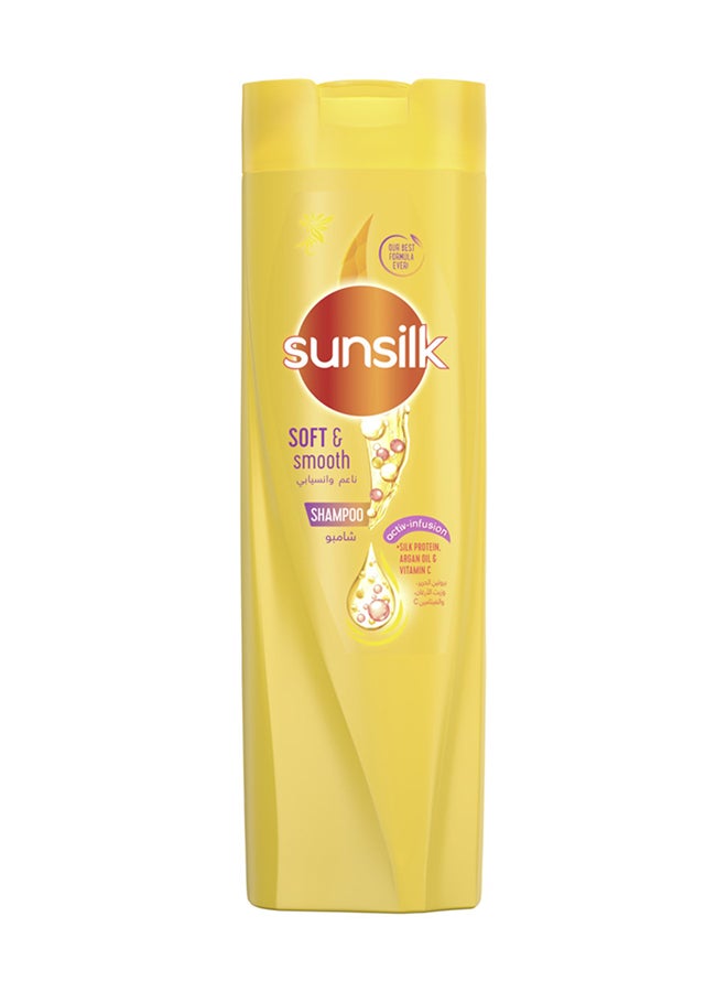 Sunsilk Shampoo For Soft And Smooth Hair With Silk Protein Argan Oil And Vitamin C 400ml  - Image 1