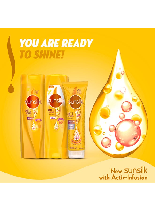 Shampoo For Soft And Smooth Hair With Silk Protein Argan Oil And Vitamin C 400ml