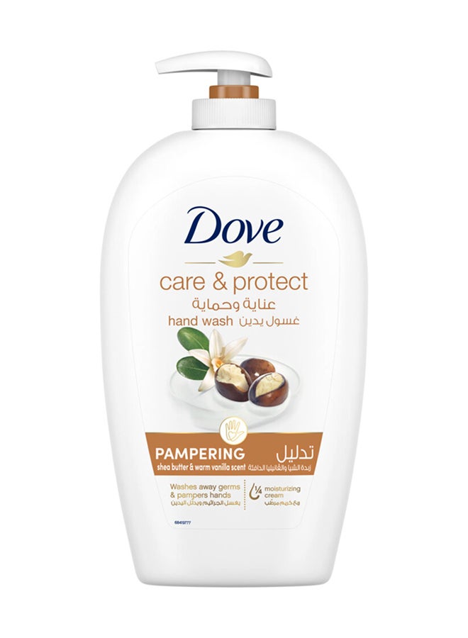 Dove Care And Protect Hand Wash Pampering Shea Butter And Warm Vanila 500ml  - Image 1