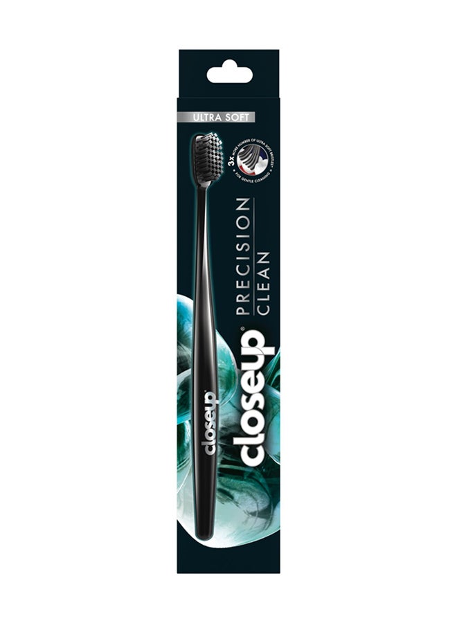 Closeup - Precision Clean Toothbrush Perfect For Teeth Whitening And Cleaning Ultra Soft 3X More Soft Bristles Multicolour - Image 1