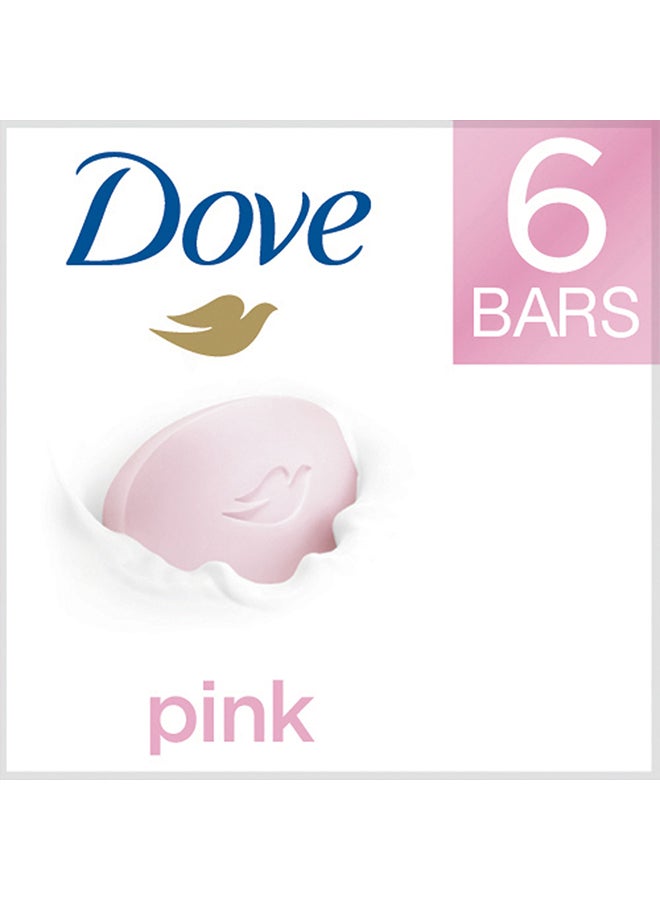 دوف غسول الاستحمام التغذية بعمق لتهدئة فورية للبشرة خالٍ من السلفات والبارابين وردي 135g Pack of 6 - Image 3