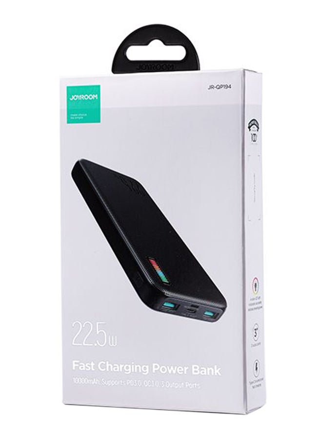 جوي روم - JR-QP194 10000mAh 22.5W باور بانك سريع الشحن لهاتف Apple Huawei Samsung Xiaomi ViVO OPPO ETC أسود 10000.0 mAh أبيض - Image 1