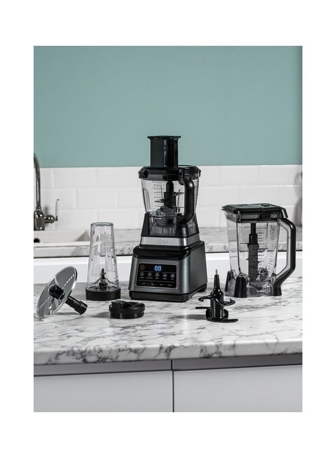 Ninja - 3-in-1 Power Blender & Food Processor with Auto-iQ Technology 1200 W BN801ME Grey - Image 1