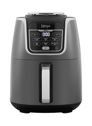 Air Fryer MAX, 5.2L, 6-In-1, Uses No Oil, Air Fry, Max Crisp, Roast, Bake, Reheat, Dehydrate, Family Size, Digital, Cook From Frozen, Non-Stick, Dishwasher Safe Basket 5.2 L 1750 W AF160ME Grey