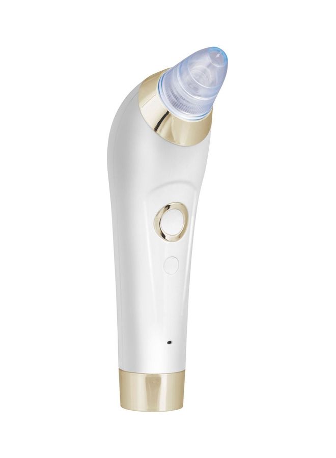 Home Electric Small Bubble To Blackhead Suction Device Face Suction Pore Cleaning Instrument White