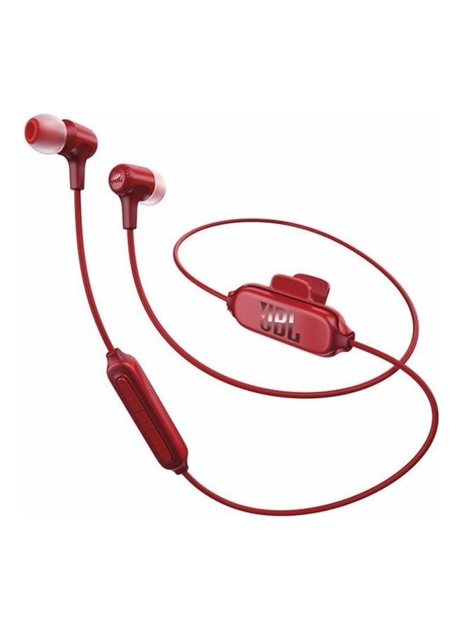 JBL Live 100BT By Harman In-Ear Bluetooth Headphone With Bulit-In Mic, Multi-Point Connection, 9 Hours Of Playtime And Voice Assistance Red  - Image 1