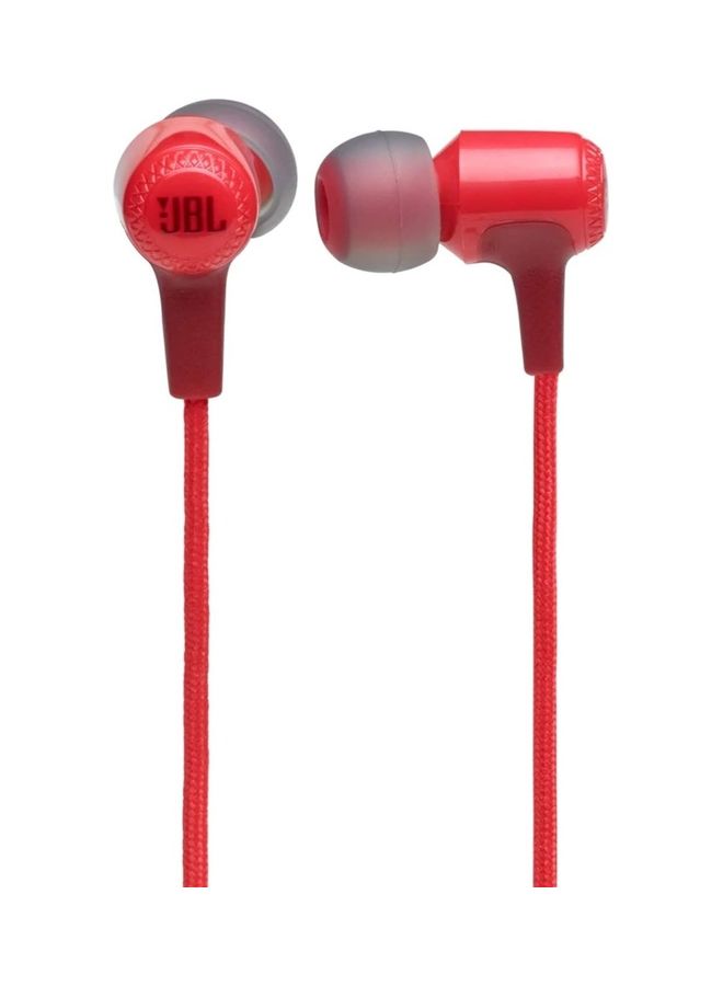JBL Live 100BT By Harman In-Ear Bluetooth Headphone With Bulit-In Mic, Multi-Point Connection, 9 Hours Of Playtime And Voice Assistance Red  - Image 3