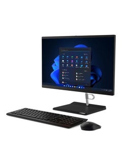 Lenovo V30A Business All In One Desktop Intel Core I5-11Th Gen 8Gb Ram 256Gb SSD 23.8 Inch Fhd Display Wifi FreeDos English Black  - Image 1