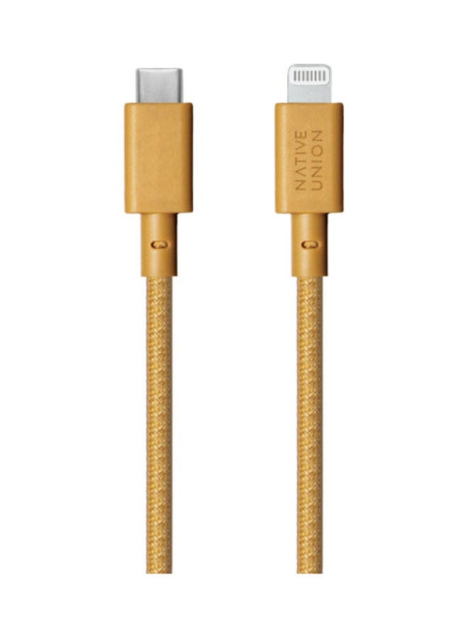 Native Union Belt 3M Cable - USB C To Lightning Kraft - Image 2