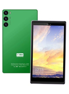 CM525 Smart Android Tablet 7 Inch IPS Touch Screen Single SIM 4GB RAM 64GB 5G LTE WiFi - GPS and Bluetooth Zoom Supported Face Unlock Kid Tablet PC Green