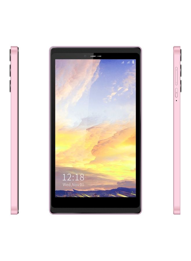 C idea - CM525 Smart Android Tablet 7 Inch IPS Touch Screen Single SIM 4GB RAM 64GB 5G LTE WiFi - GPS and Bluetooth Zoom Supported Face Unlock Kid Tablet PC Pink - Image 1
