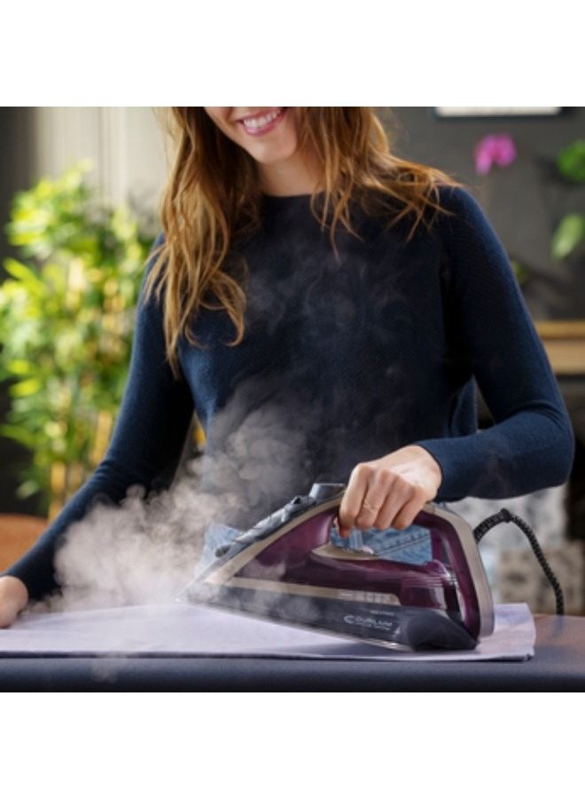 Tefal - Smart Protect Plus Steam Iron 270.0 ml 2800.0 W FV6870 Maroon And Grey - Image 1