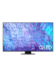Samsung 55 Inch 4K UHD Smart QLED TV with Built-in Receiver - QA55Q80CAUXEG Carbon Silver