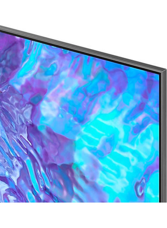 Samsung - Samsung 55 Inch 4K UHD Smart QLED TV with Built-in Receiver - QA55Q80CAUXEG Carbon Silver - Image 1