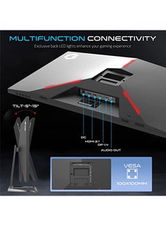 GameOn 32 Inch Fhd 240Hz 1Ms 1920X1080 Flat Va Gaming Monitor With G-Sync And Free Sync Black Hdmi 2.1 Console Compatible Gop32Fhd240Va Black  - Image 4