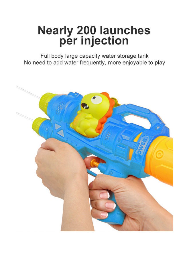 Kidle Children's Dinosaur Water Gun, 2 Nozzles Barrel Super Water Soaker Blaster Squirt Guns, Long Range Gift For Kids, Summer Outdoor Beach Swimming Pool Water Play Toy - Image 3