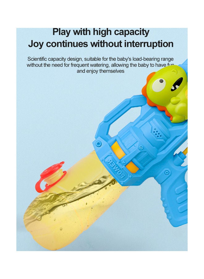 Kidle Children's Dinosaur Water Gun, 2 Nozzles Barrel Super Water Soaker Blaster Squirt Guns, Long Range Gift For Kids, Summer Outdoor Beach Swimming Pool Water Play Toy - Image 5