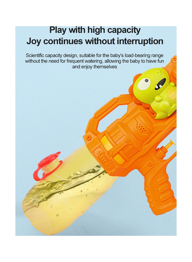 Kidle Children's Dinosaur Water Gun, 2 Nozzles Barrel Super Water Soaker Blaster Squirt, Long Range Gift For Kids, Summer Outdoor Beach Swimming Pool Water Play Toy - Image 5