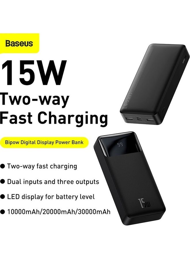 بيسوس شاحن محمول بشاشة رقمية، بنك طاقة USB-C عالي السعة لتوصيل الطاقة لهاتف Iphone 14/12/11/11Pro/11 Pro Max/X /8 Samsung Ipad Pro 2018 أجهزة الشحن السريع - Image 2