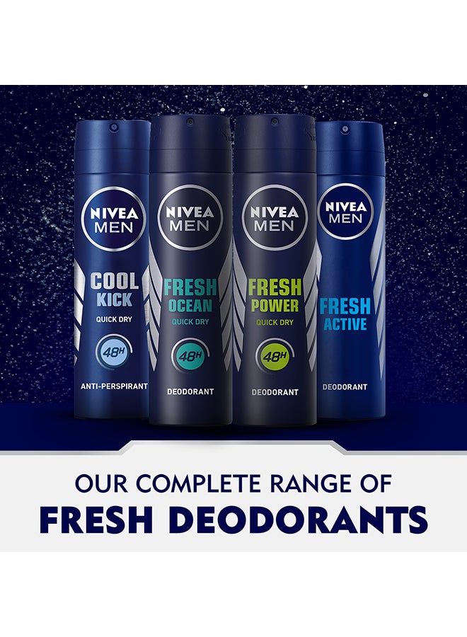 Nivea - Fresh Power Deodorant Spray For Men 150ml - Image 1