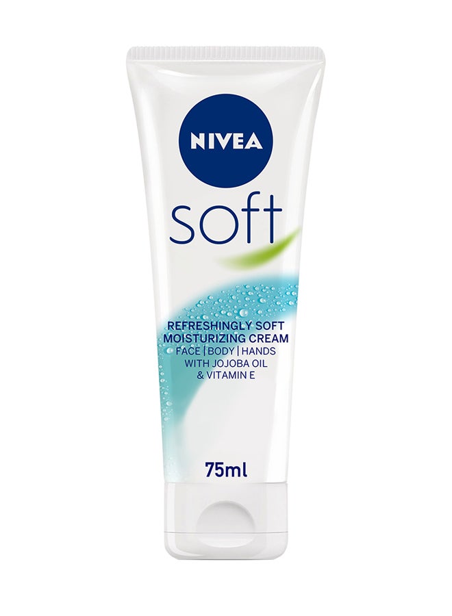 Nivea - Soft Refreshing And Moisturizing Cream, Tube 75ml - Image 1