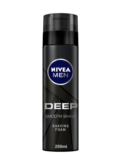Men Deep Smooth Shave Shaving Foam l Black Carbon 200ml