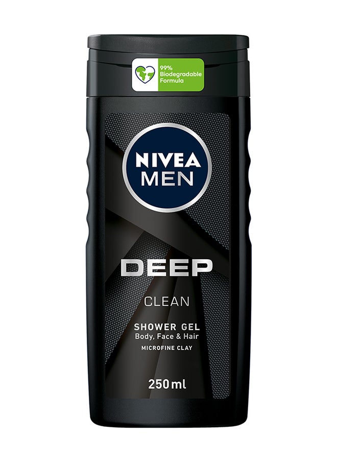 Nivea - Deep Clean Microfine Clay Shower Gel 250ml - Image 1
