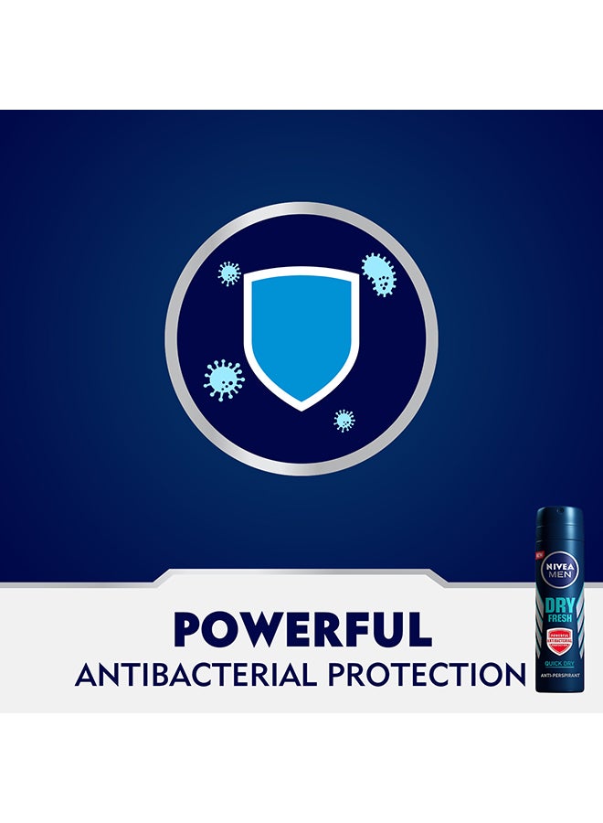 Nivea Dry Fresh Anti-Perspirant Deodorant Spray 150ml - Image 3