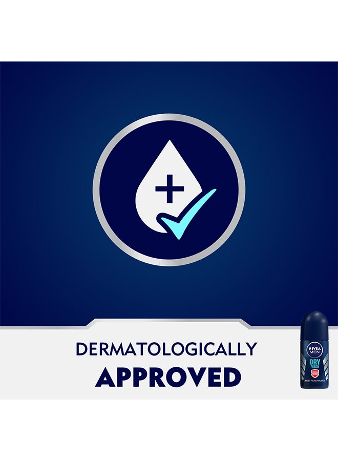 Nivea Dry Fresh Deodorant Roll-On Blue/Silver 50ml - Image 5