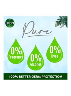 Dettol Pure Antibacterial Body Wash White 250ml  - Image 2