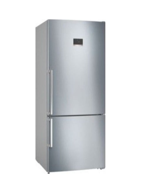 Refrigerator Series 6 With Freezer At Bottom Net Capacity 526 Liter Multi Airflow System Stainless Steel With Anti-Fingerprint KGN76CI3E8 Silver