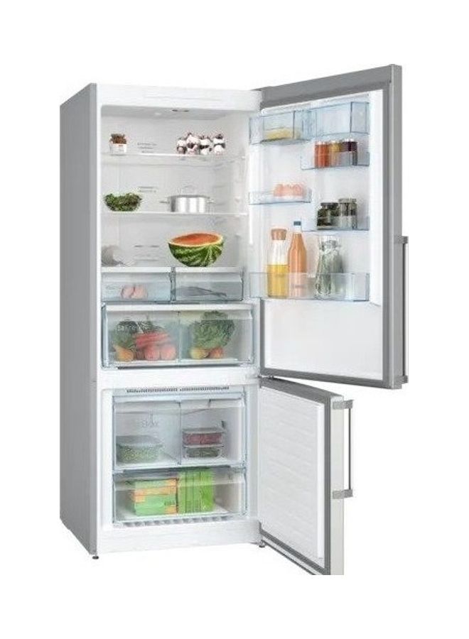 BOSCH - Refrigerator Series 6 With Freezer At Bottom Net Capacity 526 Liter Multi Airflow System Stainless Steel With Anti-Fingerprint KGN76CI3E8 Silver - Image 1
