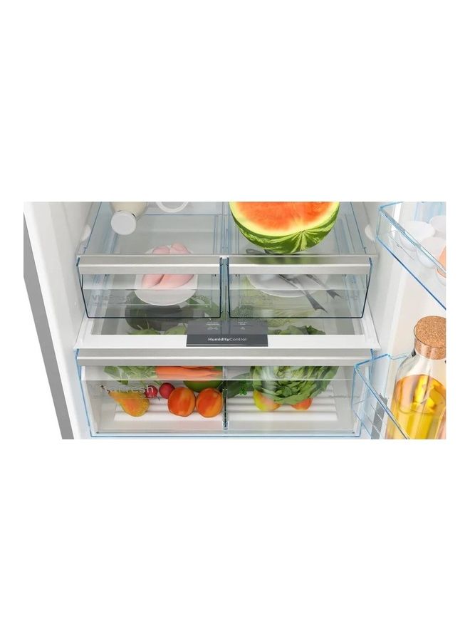 BOSCH - Refrigerator Series 6 With Freezer At Bottom Net Capacity 526 Liter Multi Airflow System Stainless Steel With Anti-Fingerprint KGN76CI3E8 Silver - Image 1