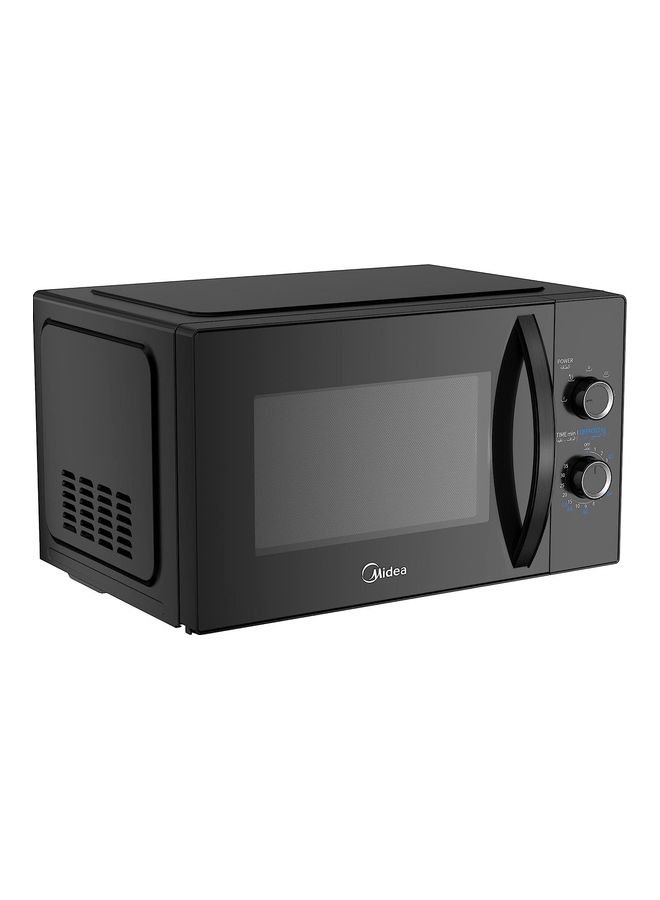 Midea - Solo Microwave Oven 25 L with 5 Power Levels,Child-Safety-Lock, Defrost Function, 35 Minutes Timer, Fast Reheat, Pull Open Door Handle, Good for Home & Office 25 L 800 W MM8P022KG-BK Black - Image 1