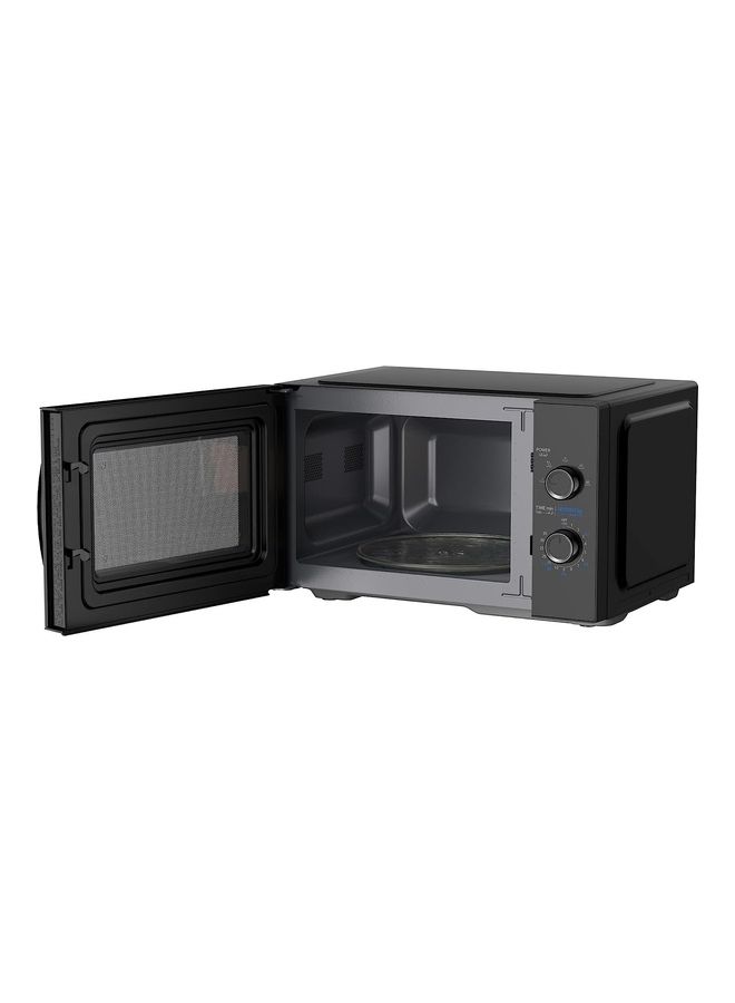 Midea - Solo Microwave Oven 25 L with 5 Power Levels,Child-Safety-Lock, Defrost Function, 35 Minutes Timer, Fast Reheat, Pull Open Door Handle, Good for Home & Office 25 L 800 W MM8P022KG-BK Black - Image 1