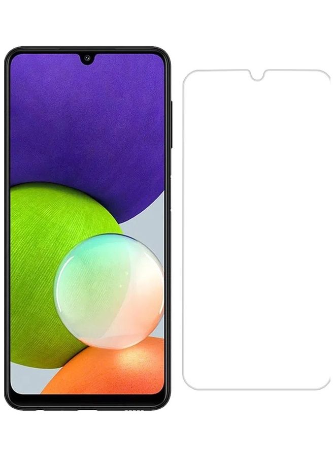 MARGOUN Samsung Galaxy A22 Screen Protector Tempered Glass Full Glue Back Clear - Image 2