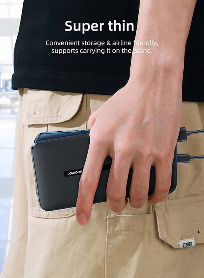 JOYROOM - 10000 mAh JR-T012 10000 mAh Power Bank Black - Image 1