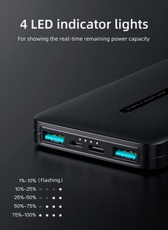 JOYROOM 10000 mAh JR-T012 10000 mAh Power Bank Black  - Image 5